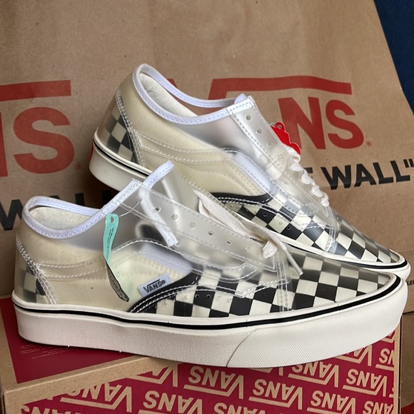 Vans Comfycush Slip-Skating Checkerboard Black/White WMNS - Picture 6 of 16